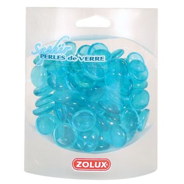 Perles de verre Saphir Zolux - 410 g