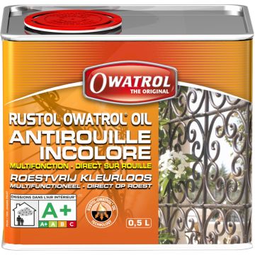 Antirouille incolore multifonction - Owatrol - Rustol-Owatrol - Bidon de 0,5 L