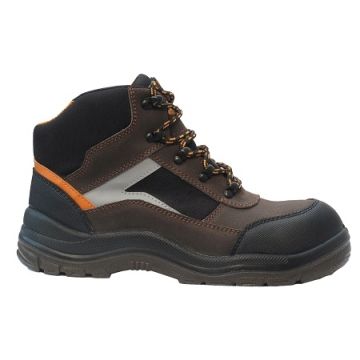Chaussure haute S3 Alpha Marron Pointure 43 - SOLIDUR
