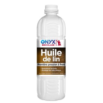 Huile de lin - Onyx - Bidon de 1 L