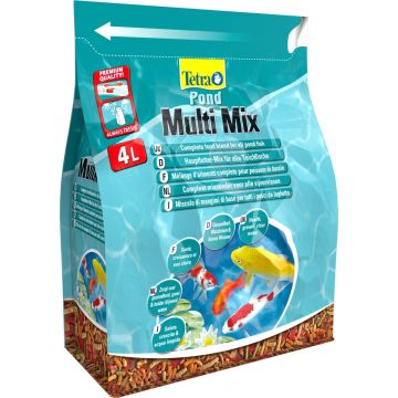 Pond Multi Mix Tetra 4 L - Mélange d'aliments complets pour poissons de bassin
