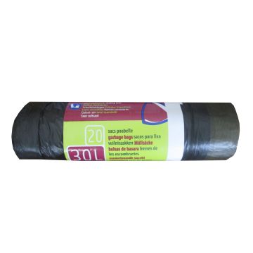 Sacs poubelle coulissant - Embal'sac - 30 L - x 20
