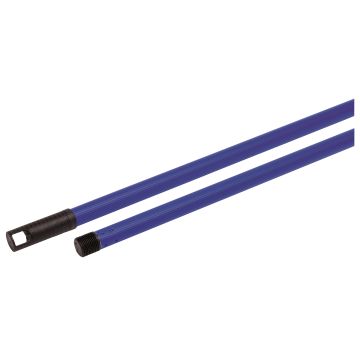 Manche à balai bleu en métal NESPOLI - 120 cm  