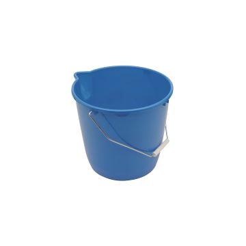 Seau rond de ménage bleu NESPOLI - 12 L  