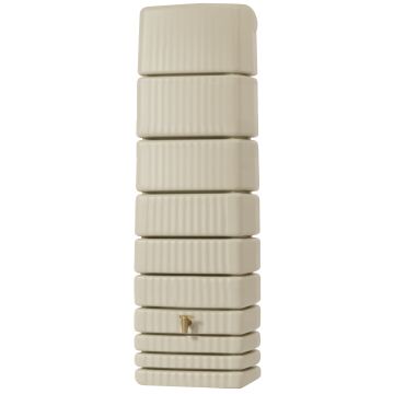 Récupérateur d'eau Cuve murale slim sable GRAF - 650 L