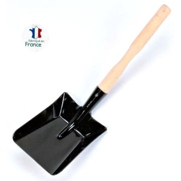 Pelle à cendre avec manche en bois - 38 cm