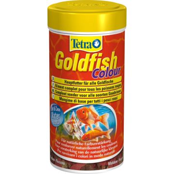 Tetra GoldFish Colour 250 ml - Aliment complet pour poissons rouges