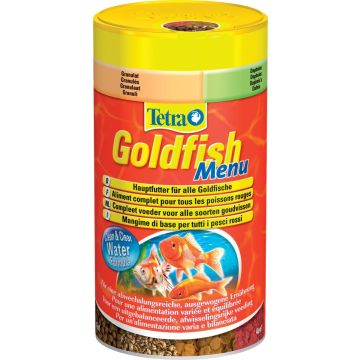 Tetra GoldFish Menu 250 ml - Aliment complet pour poissons rouges