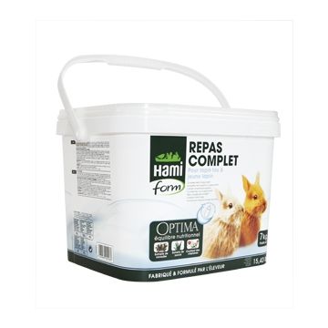 Repas complet pour lapin Toy et jeune lapin - Hamiform - 7 kg