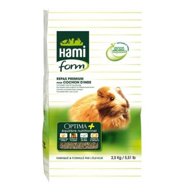 Repas complet pour Cochon d'inde - Hamiform - Optima + - 2.5 kg
