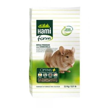 Repas complet pour chinchilla - Hamiform - Optima + - 2.5 kg