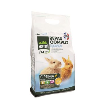 Repas complet pour lapin toys ou jeune lapin - Hamiform - 2.5 kg