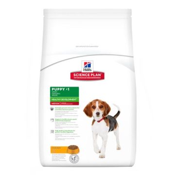 Aliment chien Science Plan Puppy Healthy Development Medium au Poulet - Hill's - 12 Kg