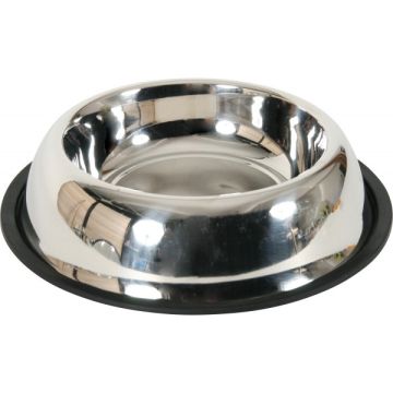 Gamelle inox antidérapante Ø 24 cm pour chien Zolux - 700 ml