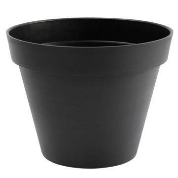 Pot - Toscane - Rond - 23 L - Gris anthracite 