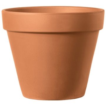 Pot rond horticole - Deroma - terre cuite - 13 cm