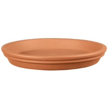 Soucoupe ronde horticole - Deroma - terre cuite - 23 cm