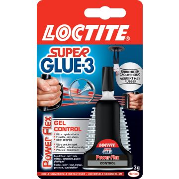 Colle - Loctite - Superglue 3 - Power Flex control - 3 g 