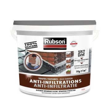 Revêtement anti-infiltrations - Rubson - Gris - 1 kg 