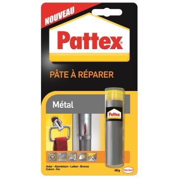 Pâte à réparer - Pattex - Métal - 48 g  