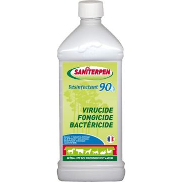 Désinfectant 90 Saniterpen 1 L - Virucide, fongicide, bactéricide