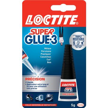 Colle - Loctite - Superglue 3 - Précision - 5 g 