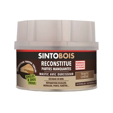 Reconstitue bois pour parties manquantes - Sintobois - 170 ml - Teinte Chêne