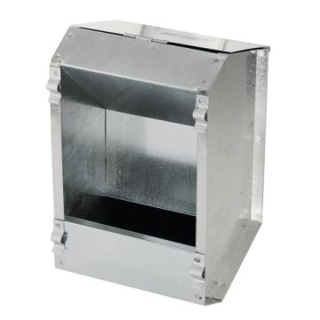 Trémie 1 compartiment avec couvercle pour lapins - 2.2 L