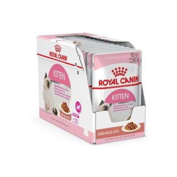 Émincés en sauce pour chaton - Royal Canin - Kitten - 12 x 85 g