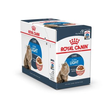 Émincés en sauce pour chat - Royal Canin - Ultra Light Care - 12 x 85 g