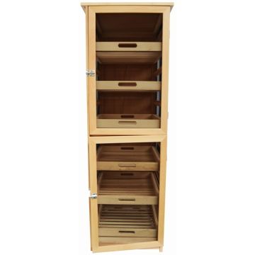 Garde-manger légumier fruitier - Masy - grand modèle - bois - 150x50x59 cm