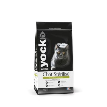 Croquettes Yock nutrition pour chat stérilisé - 3 kg