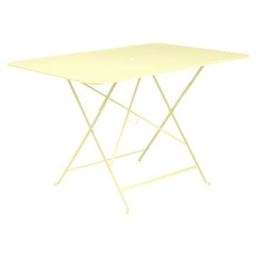 Table pliante Bistro - Fermob - 117 X 77 X H 74 cm - Métal - Citron givré