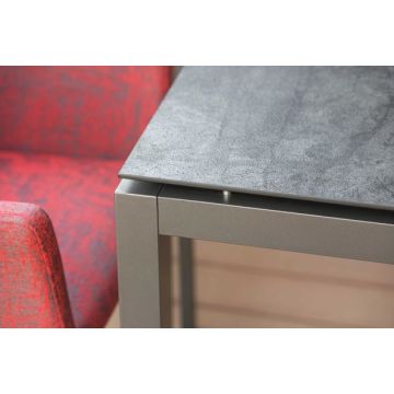 Plateau table - Stern - 200X100 cm - Décor marbre foncé
