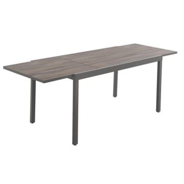 Table Extensible Lanza - Dimensions 165/261cm - Anthracite Aluminium