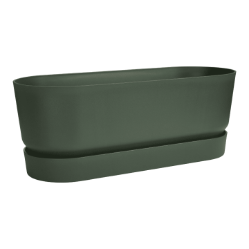 Jardinière+Soucoupe Greenville L50 - Elho - Green