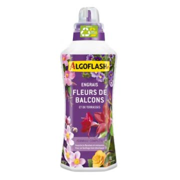 Engrais Fleurs, Terrasses et Balcons - Algoflash - 1 L
