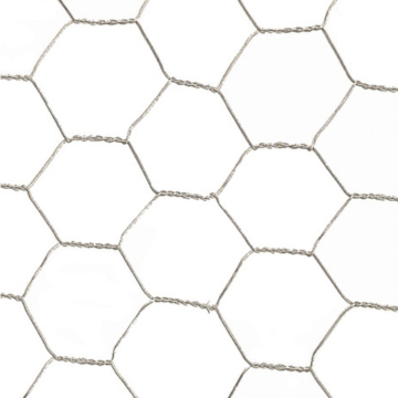 Grillage métallique triple torsion hexagonale et galvanisé - Galvanex 25 - Nortene - l.25 x h.1 m