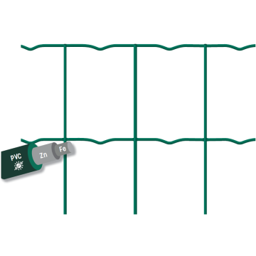 Grillage promoplast - Frigerio - 100 x 75 cm x 1,20m - fil galvanisé et pvc