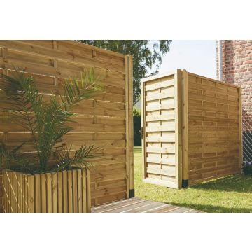 Panneau droit - Forest Style - Pin - 180 x 180 x 4 cm