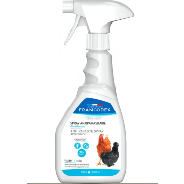 Spray antiparasitaire basse cour au diméthicone - Francodex - 500 ml