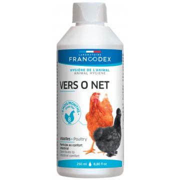 Complément alimentaire pour Basse cour-Vers O Net - Flacon de 250ml