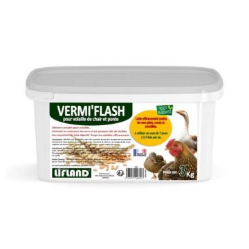 Vermifuge naturel pour volailles - Vermiflash - 3kg - Compagnie des Pet Foods
