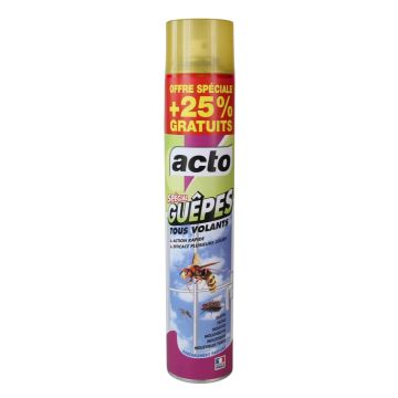 Aérosol spécial guêpes et volants - Acto - 400 mL + 25% gratuits