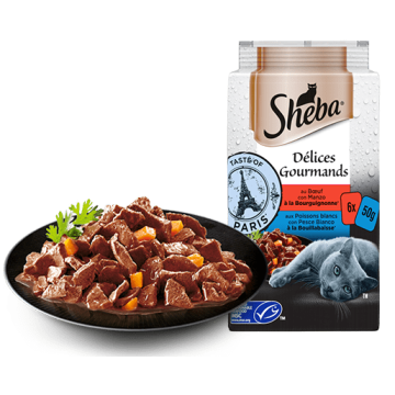 Repas en sauce Taste of Paris - Sheba -6 X 50 g