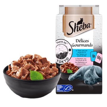 Repas en sauce Taste of Tokyo - Sheba -6 x 50 g