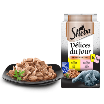 Repas en sauce Terre&Mer- Sheba - 6X50 g