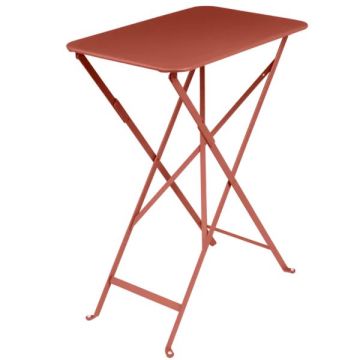Table pliante Bistro - Fermob - 37 X 57X H 74 cm - Métal - Ocre rouge
