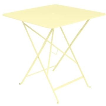 Table pliante Bistro - Fermob - 71x71X H 74 cm - Métal - Citron givré