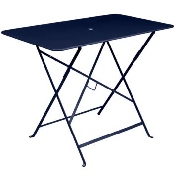 Table pliante Bistro - Fermob - 97 X 57X H 74 cm - Métal - Bleu abysse